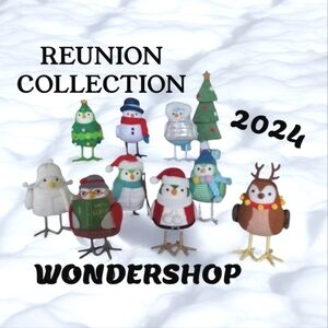 NEW 2024 Reunion Collection Wondershop Featherly Friends 10 Pc Set